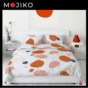 MOJIKO ผ้าปูที่นอน พร้อมหมอนหนุน-ข้าง ผ้านวม รุ่นLuxury 6ฟุต/ 5ฟุต/ 3.5ฟุต ผ้าหนาพิเศษ