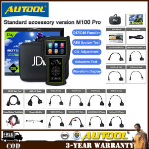 【 Standard version】AUTOOL JDiag M100 Pro Moto Scan Code Reader OBD OBD2 Scanner Motorcycle Diagnostic Tool For KTM Honda Yamaha Kawasaki Suzuki BMW D87/88