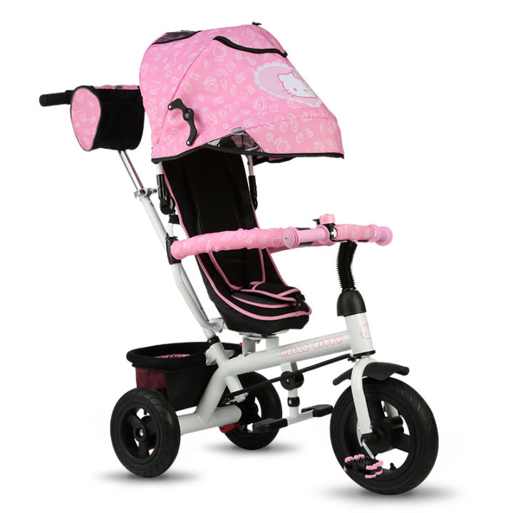 Hello Kitty children tricycle bicycle baby stroller children 24 years