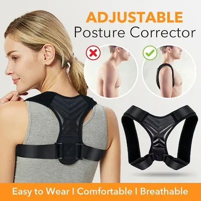 Brace Support Belt Adjustable Back Posture Corrector Clavicle Spine Back Shoulder Lumbar Posture