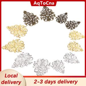 [COD] AqToCna Ship within 24 hours 20Pcs Mix Filigree Crafts Hollow DIY Embellishments Findings Jewelry Accessories