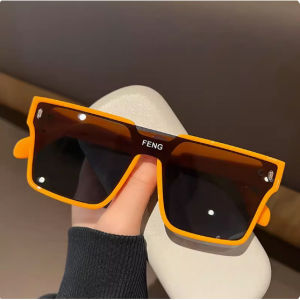 Kacamata Hitam Dewasa Trendi Lensa Kotak Oversize Kacamata Anti UV Kacamata Gaya Korea