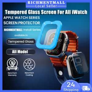 【🔥SG🔥】RICHMENTMALL Clear/Privacy Tempered Glass Screen Protectors For iWach Ultra 1 Ultra 2 Ultra 3 49mm Watch Screen Easy Install