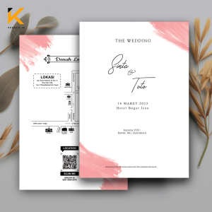 Kreatif.id Ki-05 Undangan Pernikahan ( 100 PCS ) "Best Seller"