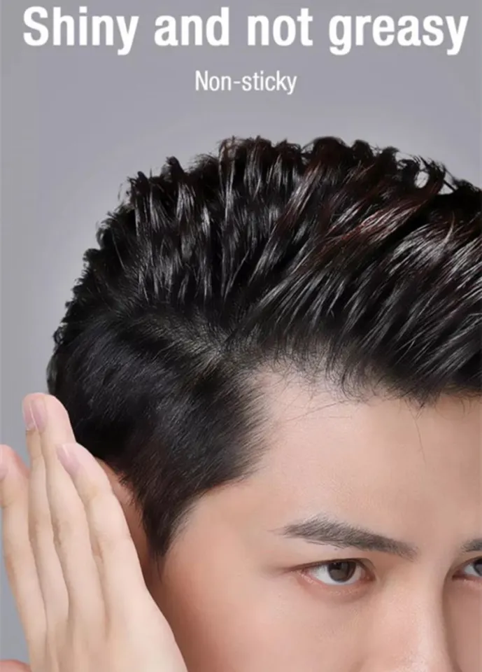 Men's Hair Gel 280ML Rambut lelaki 2IN1 Styling gel comb Hair
