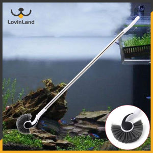 Lovinland Bàn Chải Làm Sạch Tay Cầm Dài 95Cm Cho Thú Cưng Dụng Cụ Làm Sạch Thanh Kéo Dài Góc Chết Cho Bể Cá Bằng Nhựa Phụ Kiện Bể Cá