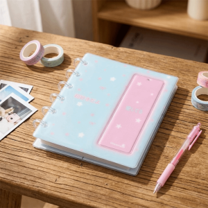 TMMD 4-Grid Photo Card Holder Refillable INS Photo Card Binder Photo Booth Frames PVC Photo Booth Album School