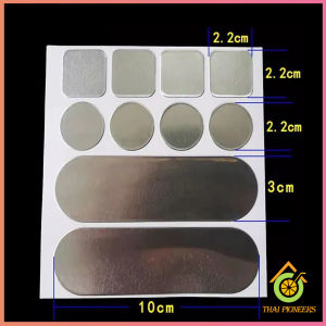 Thai Pioneers แผ่นสติกเกอร์ฟอยล์ อลูมิเนียม กันน้ํา ทนความร้อนสูง สําหรับซ่อมแซมหม้อ เครื่องมือซ่อม Aluminum foil sticker