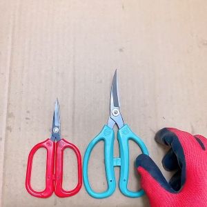 Curved Scissors Carbon Steel Trimming Shears Leather Fabric Shoe Edge Sewing Craft