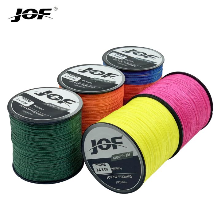 [HOT ZIUOWHSHJDS 534] JOF 4 Strands 300M 500M Japanese Braided Fishing Line Fishing Carp