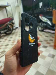 Case Realme Gt 6 Silikon Square Microfiber Suede Motif Nasa Astronot Soft Casing Handphone