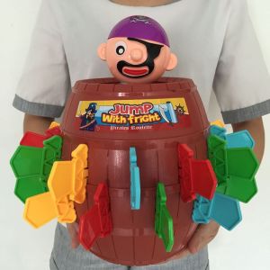 Pirate Barrel Game with 24 Colorful Themed Daggers for Kids 3 Years And Above