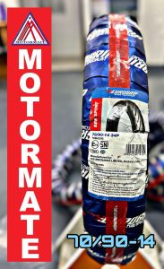 EUROGRIP BEE SPORT TIRES for SNIPER150/155 & RAIDER150 MIO SPORTY MIO I 125 BEAT etc. (WITH TIRE SEALANT & TIRE VALVE) BY MOTORMATE