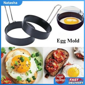 Fried Egg Shaper Ring Stainless Steel Pancake Maker Mold Non Stick Metal Kitchen Creative Fried Egg Tool Baking