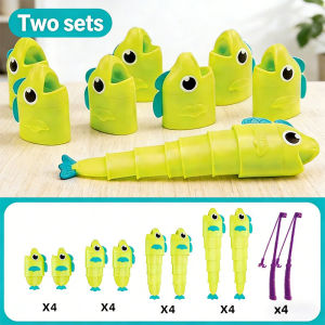 Magnetic Fishing Toy Board Game Fast Action Multiplayer Family Play Kids Gift Portable Travel