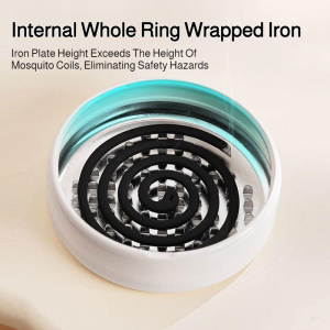 Thickened lid mosquito ash catcher