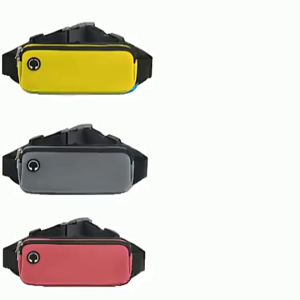 RUNVEX กระเป๋าคาดเอว Sport Waist Bag ซิปคู่ มีรูสายหูฟัง กระเป๋าอเนกประสงค์ กันน้ำ กระเป๋าคาดเอวใส่วิ่งออกกำลังกาย กระเป๋าวิ่งชายและผญ for Jogging Running Fitness Gym