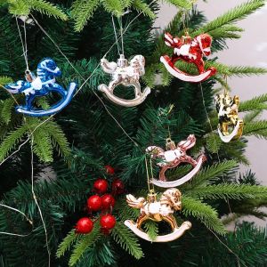 Christmas Ornaments Christmas tree Decoration Horse Candy Christmas Balls Xmas Tree Pendant Home Room Decor