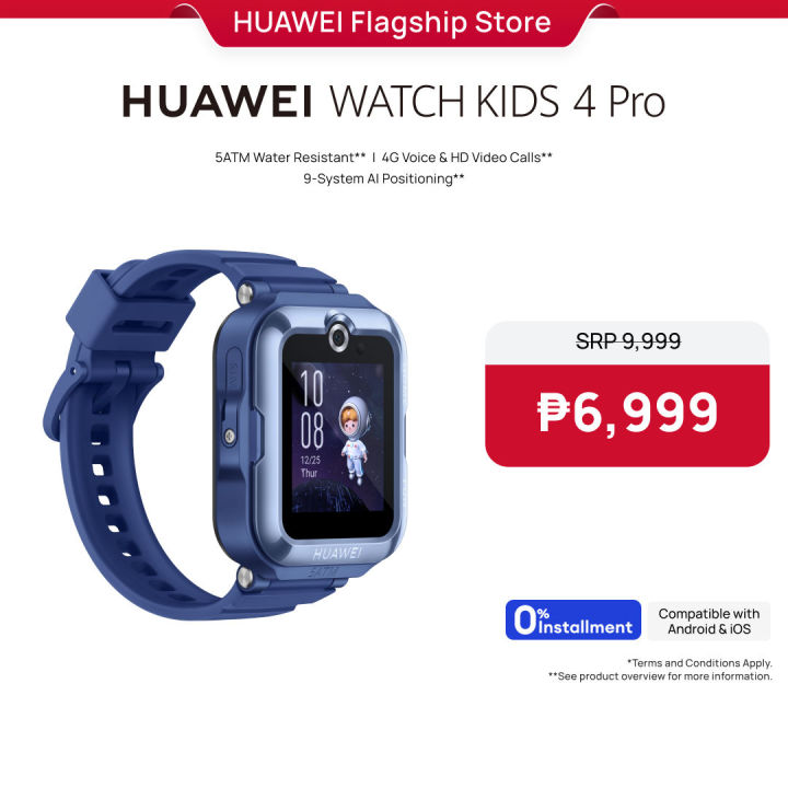 HUAWEI WATCH KIDS Pro Smartwatch 9-System AI Positioning 4G