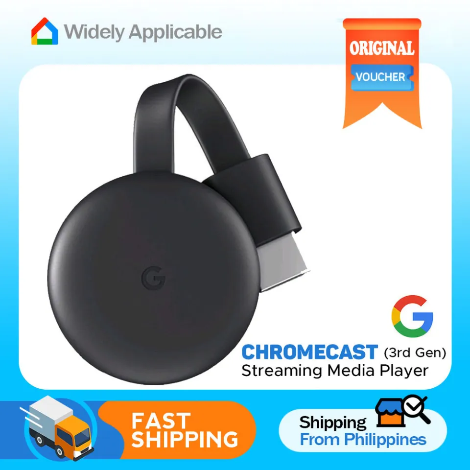 GOOGLE CHROMECAST 4K 3RA GEN ADAPTADOR HDMI LCD A SMART TV NETFLIX