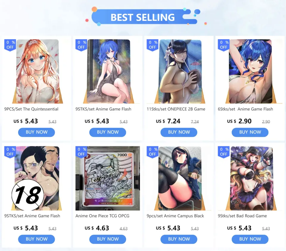 12 pcsset anime girls sexy nude flash cards dream IJN Taiho ACG kawaii game  Anime Collection card gifts toys | Lazada