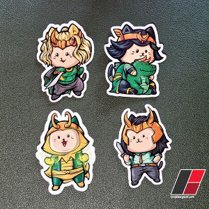 CPBAYANI - Loki Cat - Vinyl Waterproof Glossy Stickers