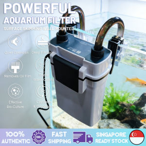 SG Fast Delivery 3-in-1 Aquarium Filter Hang-on Filter with Oxygen Air Pump & Quiet Water Circulation Pump