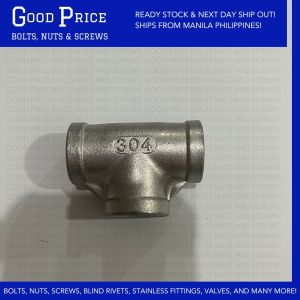Stainless 304 Equal Tee Screw Type
