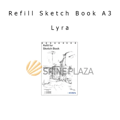 Refill Buku Gambar Sketsa Sketchbook A3 Lyra - Isi Kertas Sketch Book
