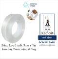 [HCM]Băng keo siêu dính 2 mặt dán tường  5cm x 3m  DOCONU. Băng keo siêu dính hai mặt băng keo trong 2 mặt băng keo hai mặt siêu dính băng keo 2 mặt siêu dính trong suốt miếng dán 2 mặt [CAM KẾT BẢO HÀNH]. 