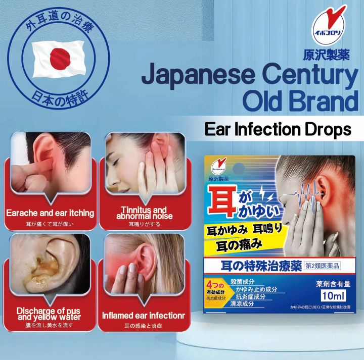 Harasawa Ear Drops For Human Ear Infection Tinnitus Ear Ringing Relieving  Hearing Loss Ear Pruritus Disease Treatment Cleaning Liquid Imported