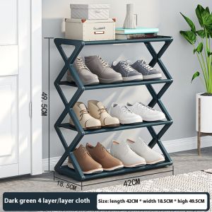 4-layer modern simple assembly shoe rack dustproof shoe rack indoor and outdoor shoe rack simple multi-layer shoe rack high cost-effectiveness shoe rack时尚简约鞋架
