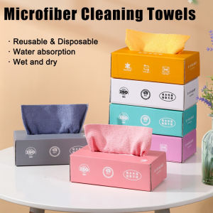 20pcs/box 20PCS Kitchen Microfiber Towel with Box Super Absorbent Cleaning Dishcloth Household