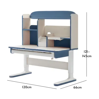 Furniture Direct N21S Ergonomic Kids Study Desk-Blue