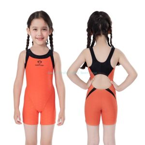 Đồ bơi một mảnh thể thao cho bé gái-upf 50 + trang phục đồ bơi bảo vệ khỏi ánh mặt trời nhanh khô & kháng Clo