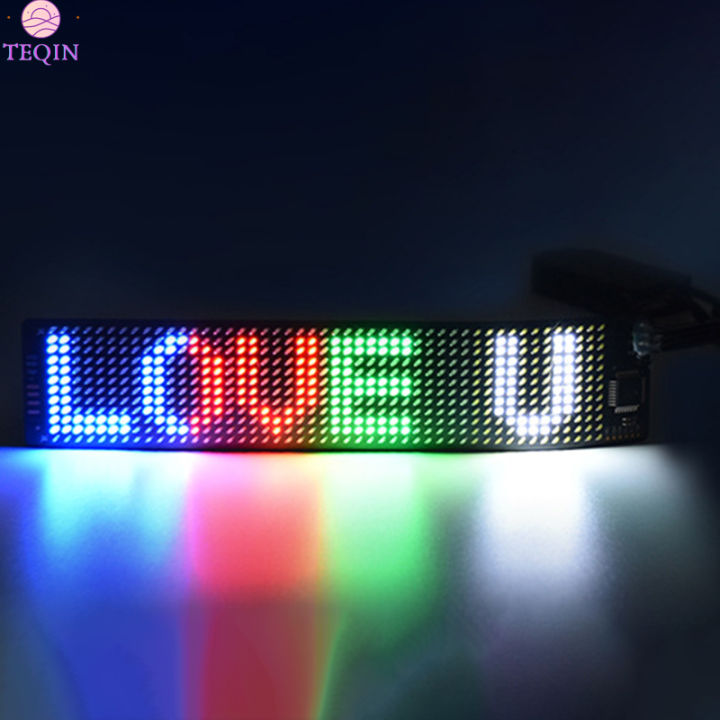 TEQIN LED Scrolling Sign With APP Custom 8 Display Actions 450mA ...