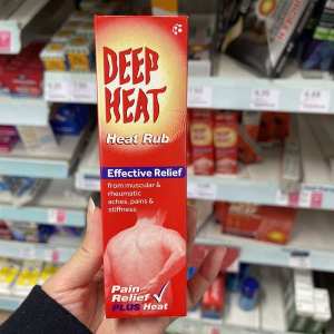 ❅Stock UK DEEP HEAT Fever Pain-relieving Massage Cream Waist and Back Pain Soothing Muscle Joint Rheumatism 67g✰