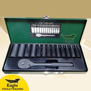S-ks Tools USA 15pcs 1/2 drive Deep socket Wrench Set | 6pts. 8-24mm | BD15-6