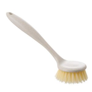 Long-Handled Kitchen Cleaning Brush – Non-Stick Scratch-Free Pot Scrubber