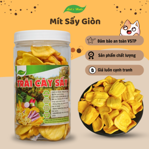 Mít sấy giòn Lets Nuts 200g công nghệ sấy hiện đại giữ nguyên hương vị mùi thơm đặc trưng của mít người lớn trẻ em đều thích mê