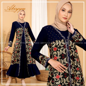 Abaya Turkey Mewah Gamis Turki Bahan jersey mix ceruty dengan Aplikasi bordir renda pada organdi dan mote swarovsky Ready warna hitammaroon hijau botol navy dan coklat Ready size S M L dan XL. LD mulai 88 sampai 112 cm | TA9008