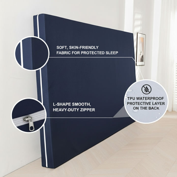 6Inch/15cm%20Waterproof%20Mattress%20Protector%20with%20Zipper%20Bedsheet%20Kalis%20Air%20Cadar%20-%20Image%206