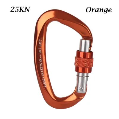 SUCHIC 12 / 25KN Nhôm Phụ kiện Thiết bị bảo hộ leo núi Carabiner chuyên nghiệp Khóa chính bảo mật Móc chìa khóa leo núi