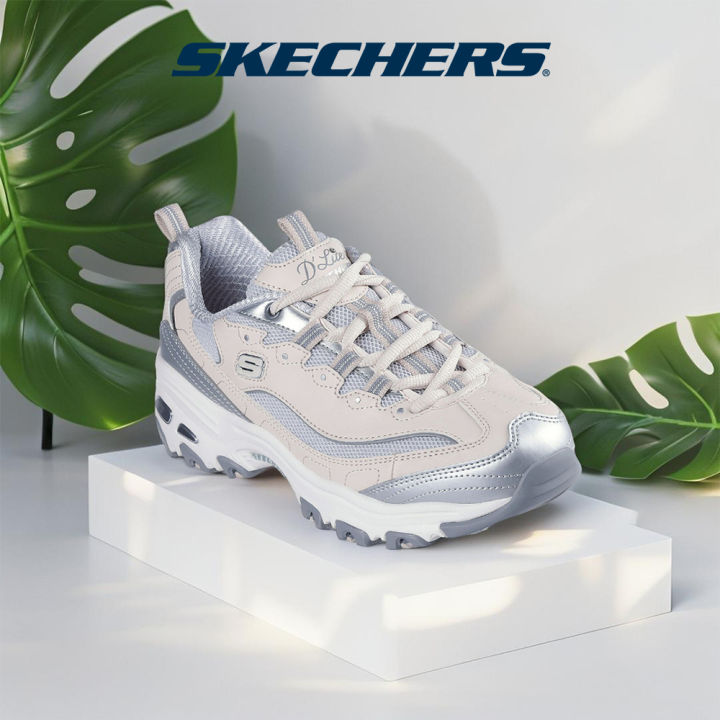 Skechers Women Sport DLites Chromatic Casual Shoes 150246-NTSL