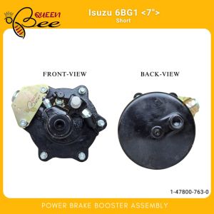 QUEENBEE 7" POWER BRAKE BOOSTER ASSEMBLY FOR Isuzu 6BG1 Short Type 1-47800-763-0