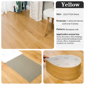 ⚡SG STOCK⚡Water-Resistant Vinyl Flooring PVC Self Adhesive 1.2 mm Thickened Floor Easy Installation Durable