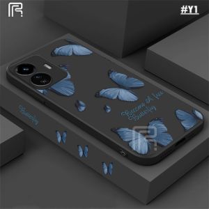 (Lokal Ready) Casing hp Xiaomi Poco X5 5G Poco M4 Pro Poco M3 Pro Poco X3 GT F4 GT X3 Pro X3 NFC M5S Tepi Lurus Fantasy Motif Kupu-Kupu Samping Soft Case