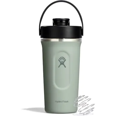 HYDROFLASK INSULATED SHAKER BOTTLE 24OZ AGAVE Mixing and carrying beverages (e.g. protein shakes smoothies)!!