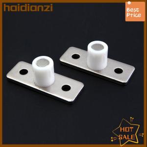 haidianzi 2Pcs Floor Mount Sliding Wooden Door Guide Roller Retainer Top