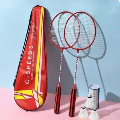 Raket Bulu Tangkis Isi 2 pcs/raket badminton origin/ raket badminton/raket bulutangkis/raket original